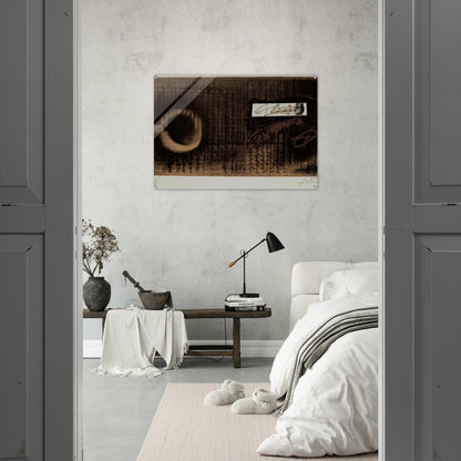 ETIQUETTE 1979 - Antoni Tapies Acrylic Print - 70x100 cm / 28x40″ inches | Antoni Tapies Wall Art | Antoni Tapies Prints