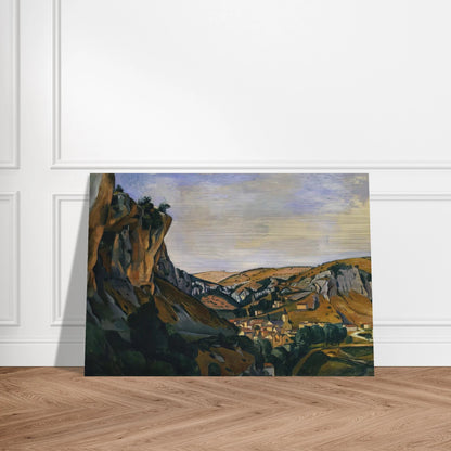 VALLEY OF THE LOT AT VERS 1912 - Andre Derain Brushed Aluminum Print - 70x100 cm / 28x40 inches | Andre Derain Aluminum Print | Andre Derain Prints