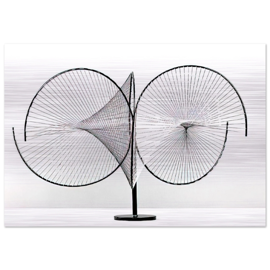 Hyperbolic surfaces - 1959 - Tomas Maldonado Brushed Aluminum Print - 70x100 cm / 28x40 inches | Tomas Maldonado Aluminum Print | Tomas Maldonado Prints