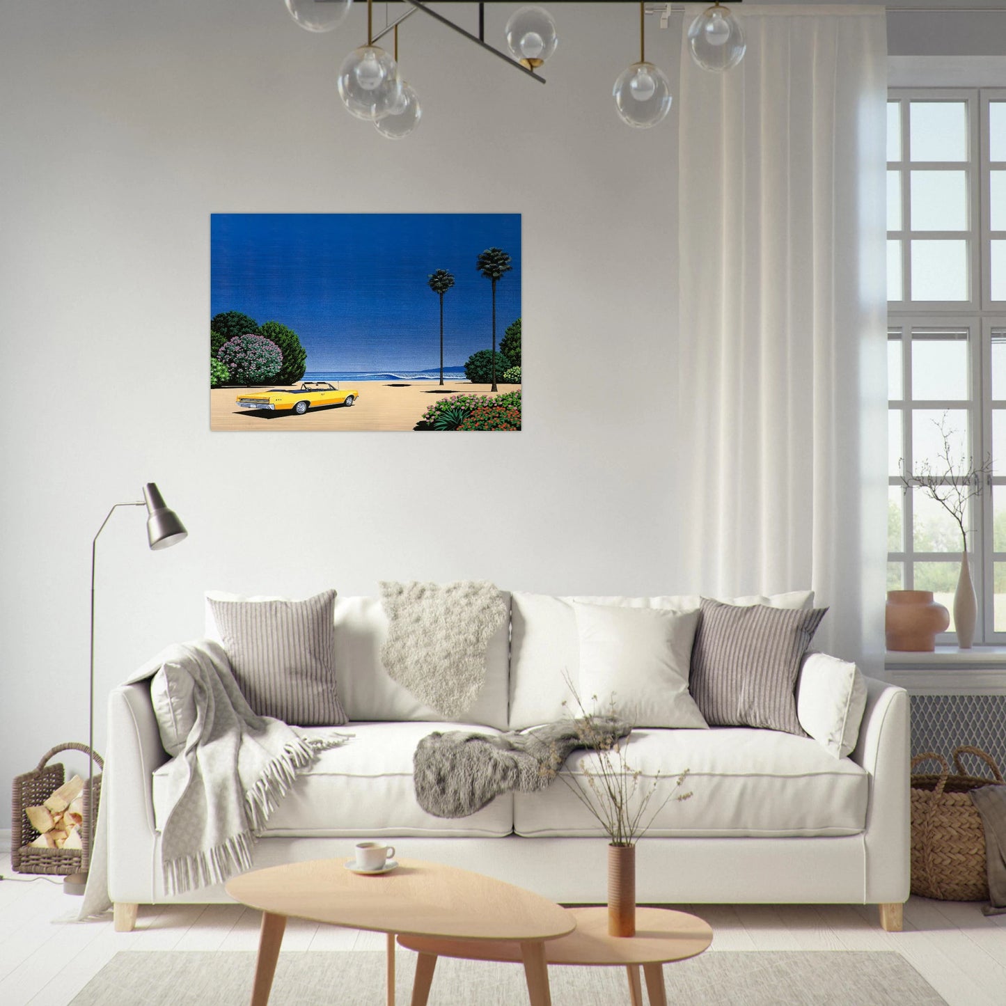 Sweet Breeze Alt Coastline at Lover’s Point - Hiroshi Nagai Brushed Aluminum Print - 70x100 cm / 28x40 inches | Hiroshi Nagai Aluminum Print | Hiroshi Nagai Prints