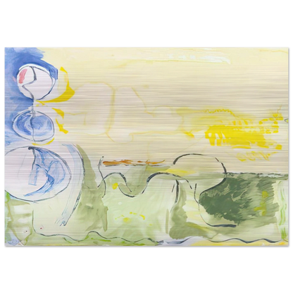 Flotilla - 2006 - Helen Frankenthaler Brushed Aluminum Print - 70x100 cm / 28x40 inches | Helen Frankenthaler Aluminum Print | Helen Frankenthaler Prints