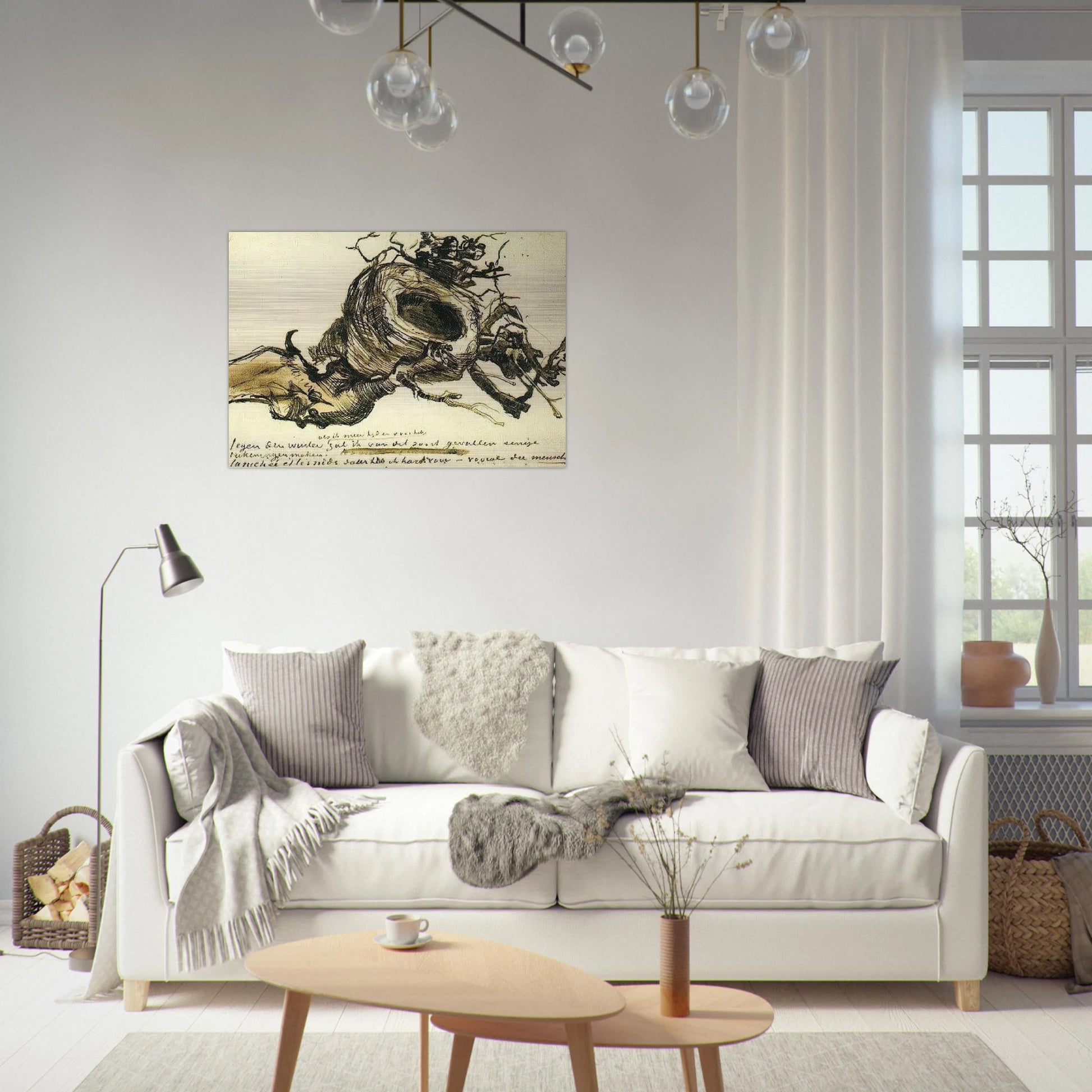 Bird's Nest - Vincent van Gogh Brushed Aluminum Print - 70x100 cm / 28x40 inches | Vincent van Gogh Aluminum Print | Vincent van Gogh Prints