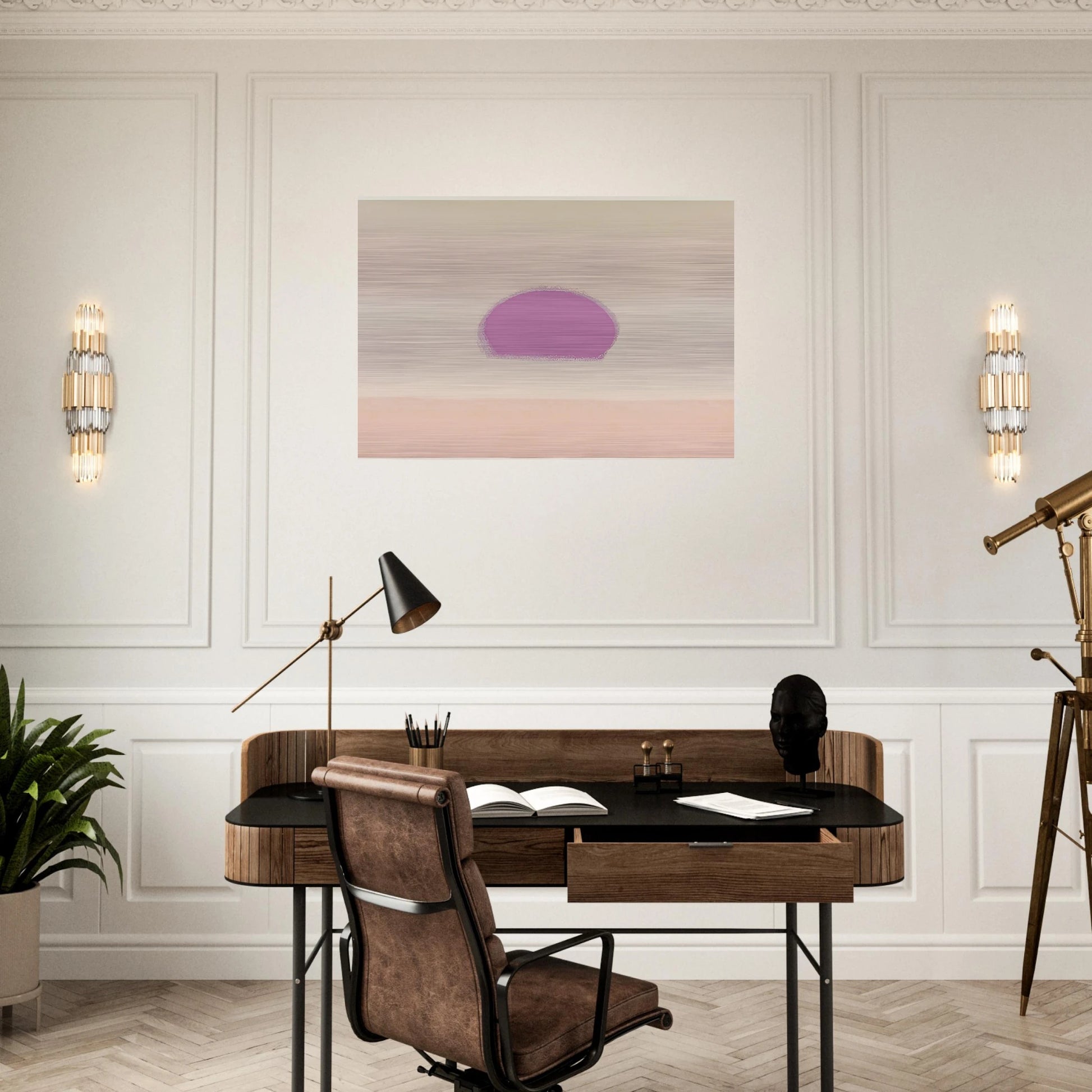 Untitled  from Sunset - Andy Warhol Brushed Aluminum Print - 70x100 cm / 28x40 inches | Andy Warhol Aluminum Print | Andy Warhol Prints