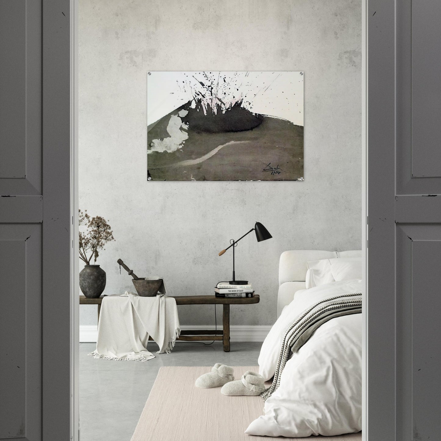 ANGELUS EXCUSSIT FLAMMAMIGNIS DANIEL 3 23 1967 - Salvador Dali Acrylic Print - 70x100 cm / 28x40″ inches | Salvador Dali Wall Art | Salvador Dali Prints