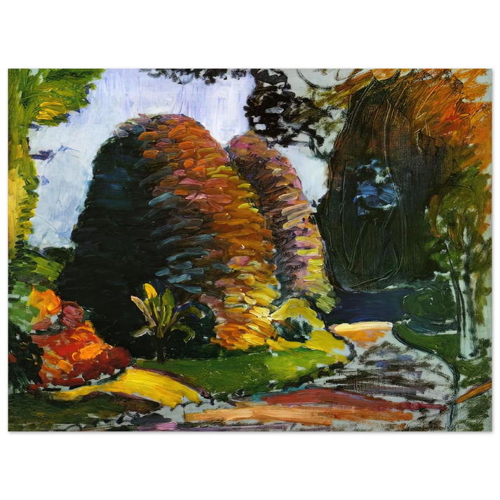 Henri Matisse - LUXEMBOURG GARDENS 1903  75x100 cm / 30x40inches Fine Art Poster
