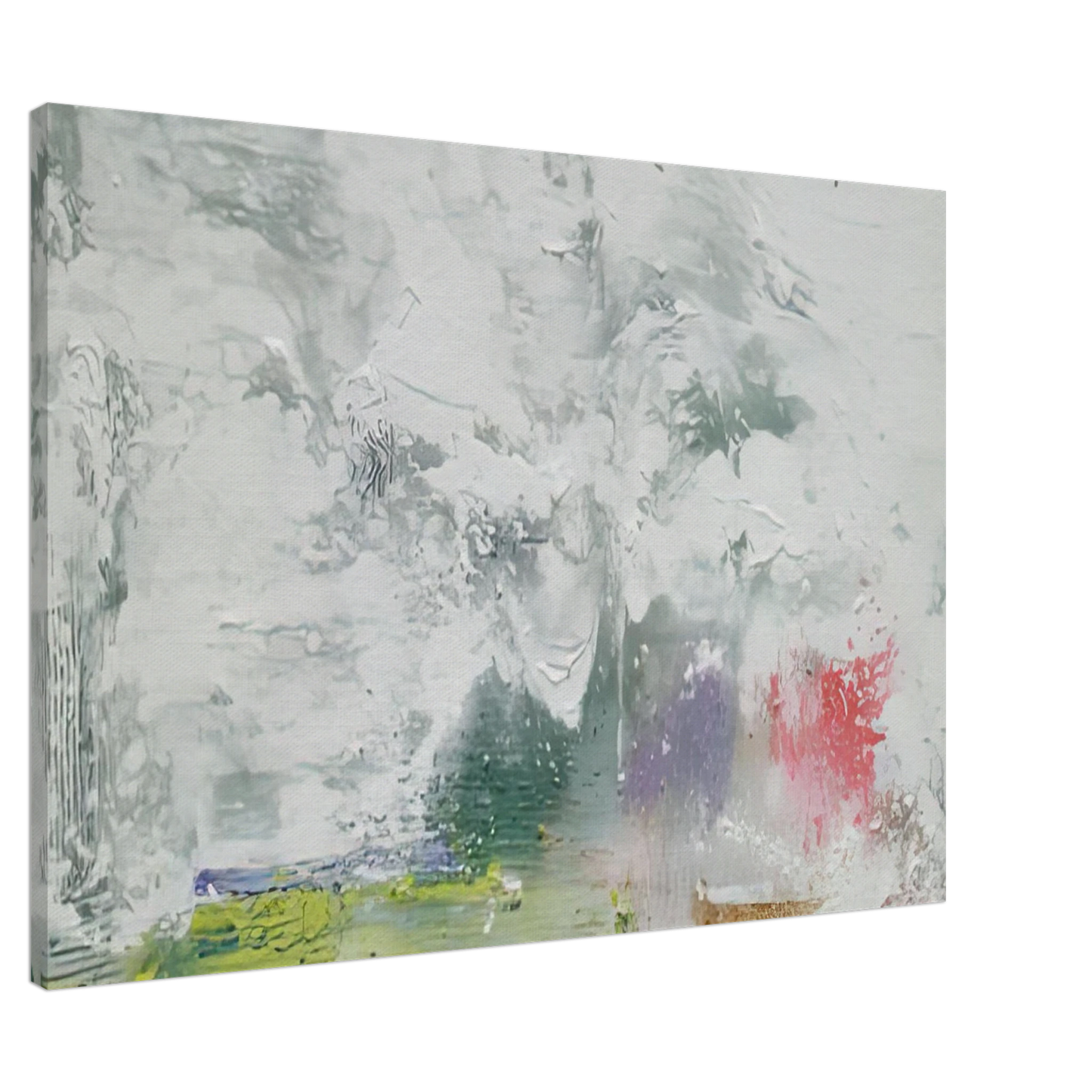 Helen Frankenthaler - Maelstrom, 1992- Wall Art - 21x29.7 cm / 8x12" - Premium Wooden Framed Poster With Fine Art Paper-canvas - White frame
