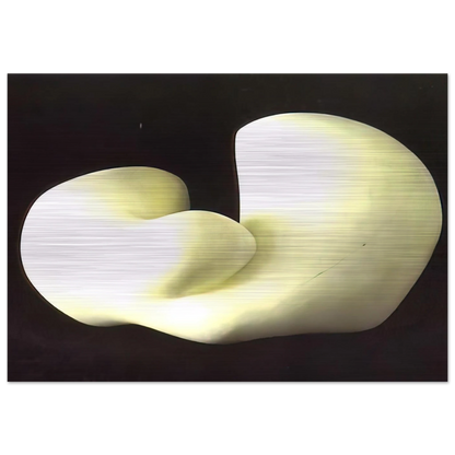 Human Concretion - Jean Arp Brushed Aluminum Print - 70x100 cm / 28x40 inches | Jean Arp Aluminum Print | Jean Arp Prints