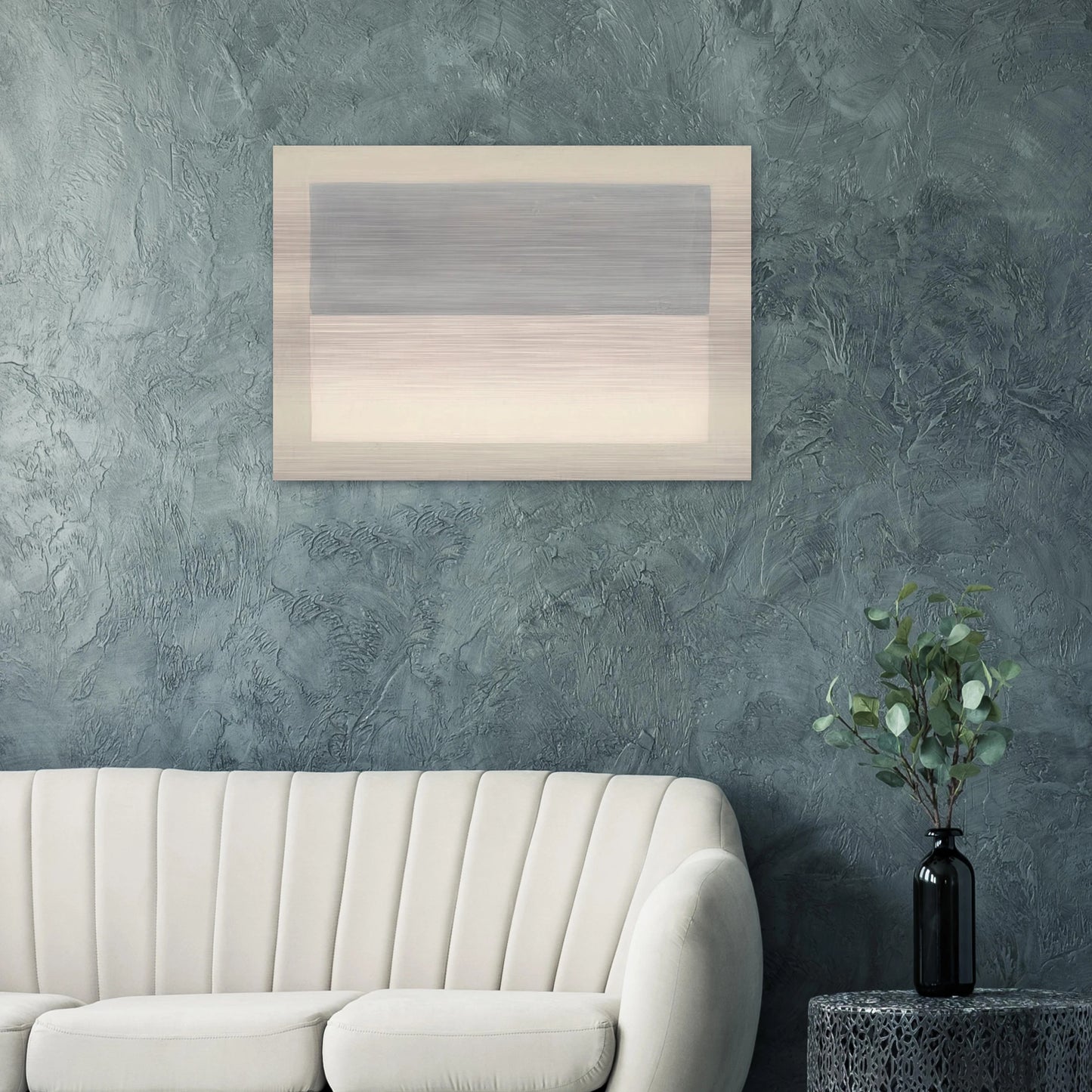 Rain  Study  - Agnes Martin Brushed Aluminum Print - 70x100 cm / 28x40 inches | Agnes Martin Aluminum Print | Agnes Martin Prints