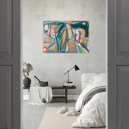 Sans titre Paris, rue Gît-le-Coeur - 1962 - Bram van Velde Acrylic Print - 70x100 cm / 28x40″ inches