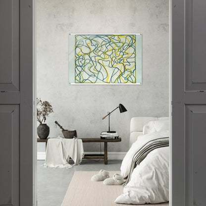 Third Letter - 2009 - Brice Marden Acrylic Print - 70x100 cm / 28x40″ inches