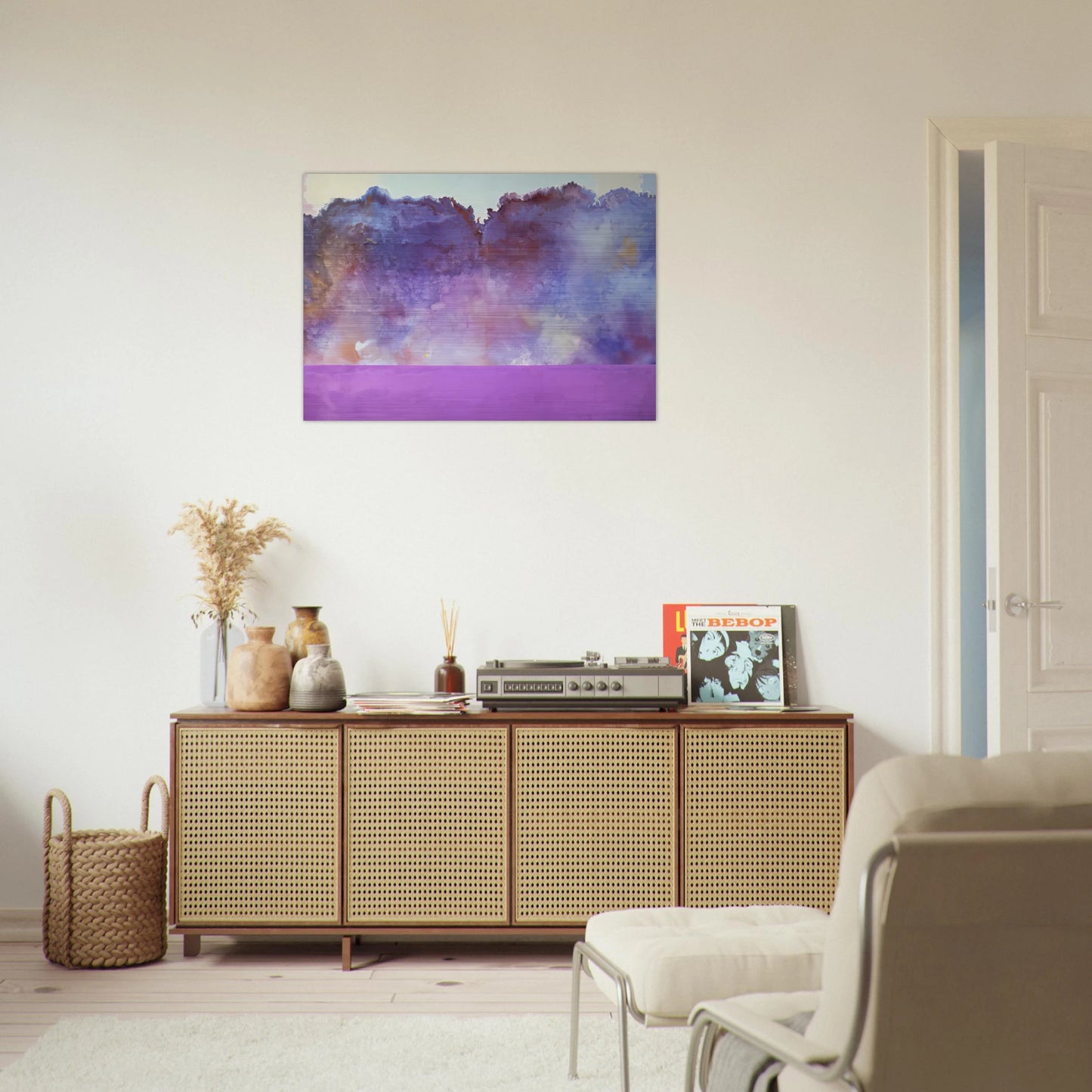 Diamond Lake - 1969 - Ronnie Landfield Brushed Aluminum Print - 70x100 cm / 28x40 inches | Ronnie Landfield Aluminum Print | Ronnie Landfield Prints