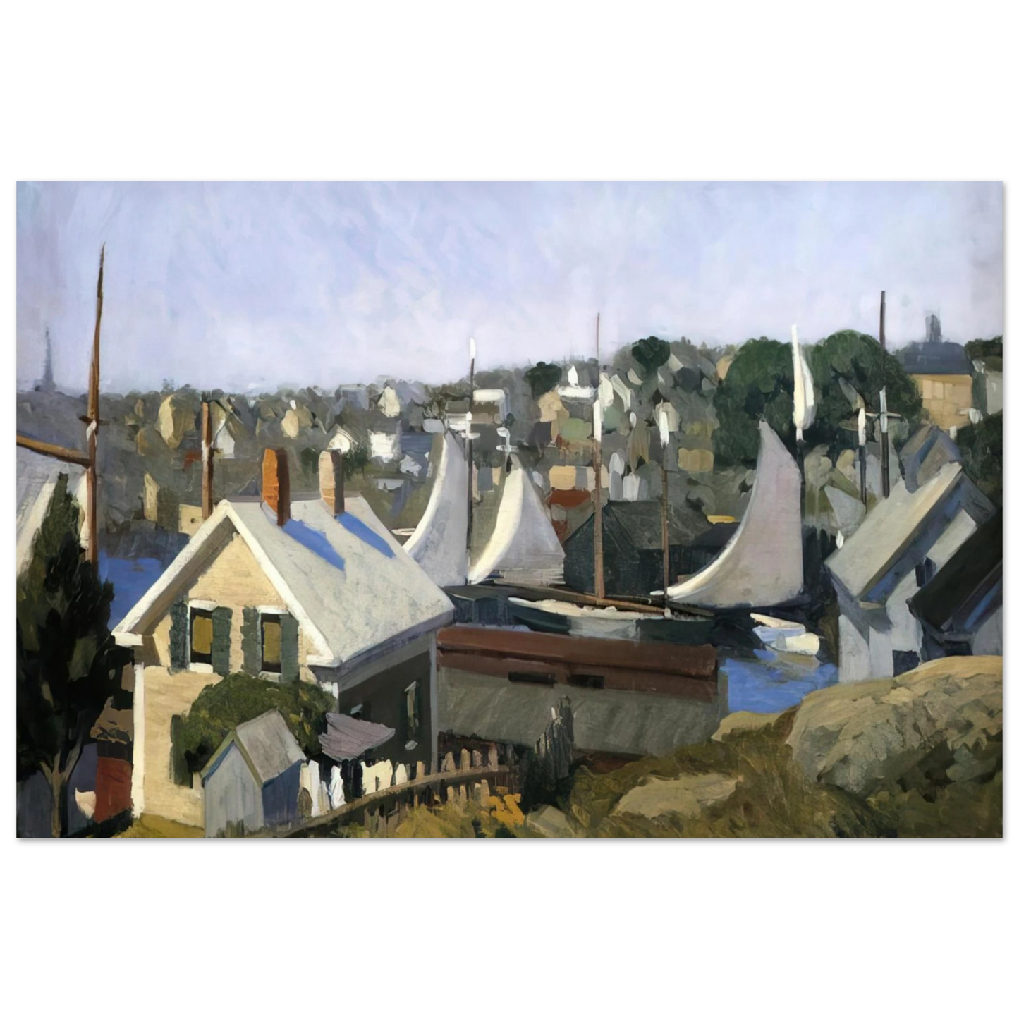 Edward Hopper - Gloucester Harbor Fine Art Poster