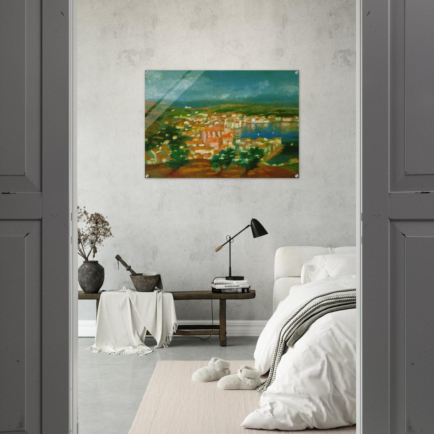 LANDSCAPE NEAR CADAQUES 1921 1 - Salvador Dali Acrylic Print - 70x100 cm / 28x40″ inches