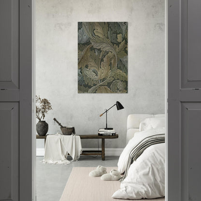 ACANTHUS WALLPAPER 1875 - William Morris Brushed Aluminum Print - 70x100 cm / 28x40 inches | William Morris Aluminum Print | William Morris Prints