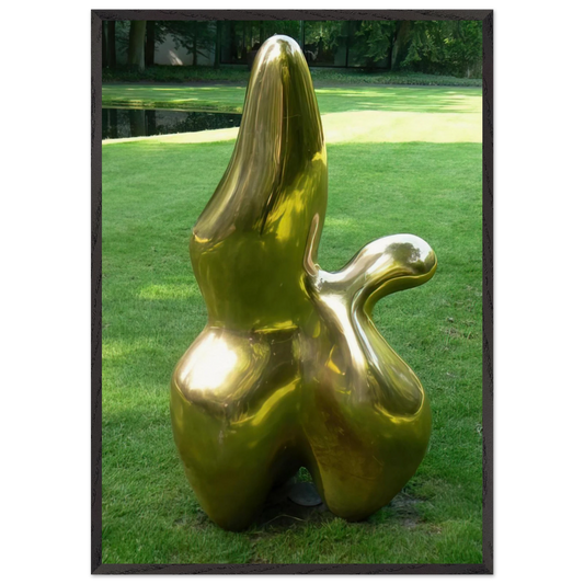 Cloud Shepherd - Jean Arp 70x100 cm / 28x40 inches Framed Art Print – Black Wooden Frame