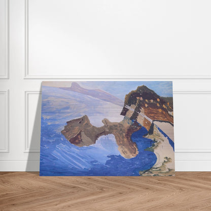 Meeting on the Island - Benedetta Cappa Brushed Aluminum Print - 70x100 cm / 28x40 inches | Benedetta Cappa Aluminum Print | Benedetta Cappa Prints