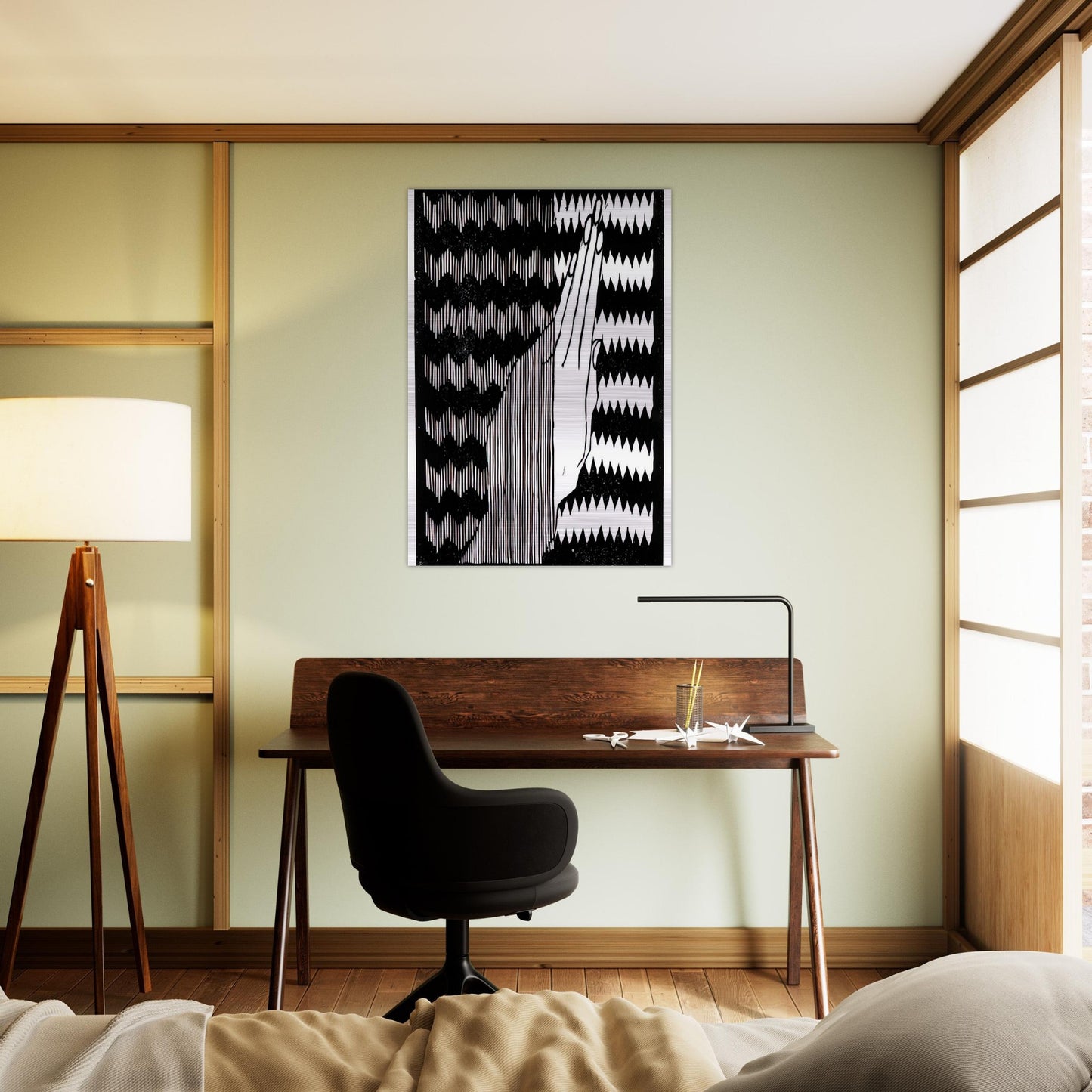 ESCHER (6) - MC Escher Brushed Aluminum Print - 70x100 cm / 28x40 inches | MC Escher Aluminum Print | MC Escher Prints