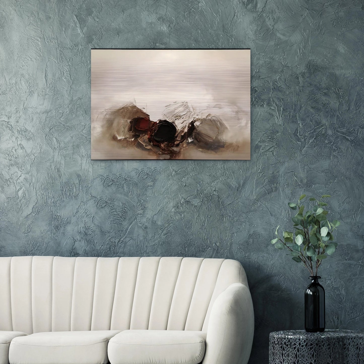 N 300 1960 - Luis Feito Brushed Aluminum Print - 70x100 cm / 28x40 inches | Luis Feito Aluminum Print | Luis Feito Prints