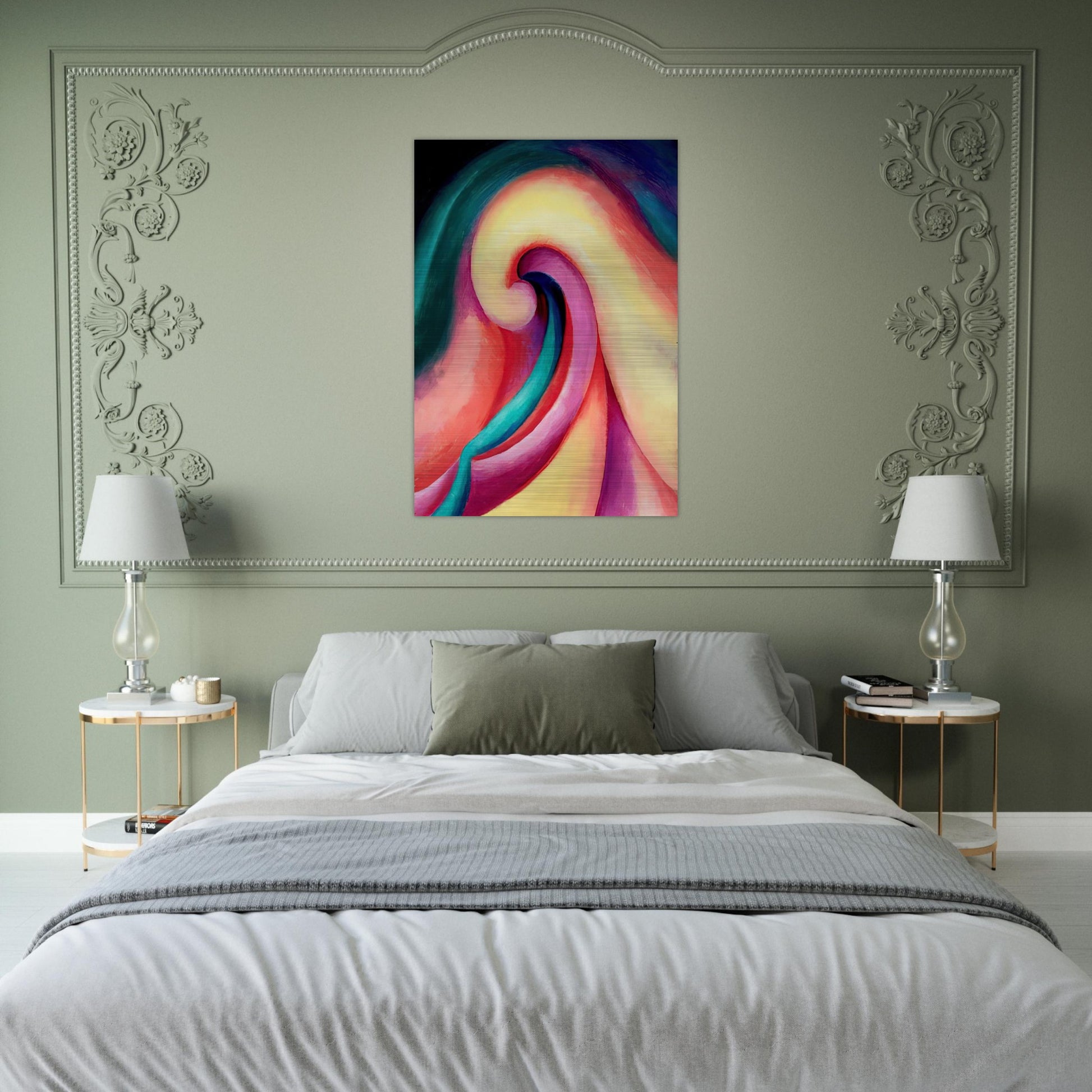 Series I, No. 3 - Georgia O'Keeffe Brushed Aluminum Print - 70x100 cm / 28x40 inches | Georgia O'Keeffe Aluminum Print | Georgia O'Keeffe Prints