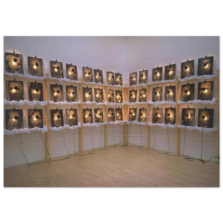THE RESERVE OF DEAD SWISS 1990 - Christian Boltanski Brushed Aluminum Print - 70x100 cm / 28x40 inches | Christian Boltanski Aluminum Print | Christian Boltanski Prints