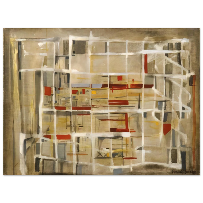 Maria Helena Vieira da Silva - Interieur Ã  la spirale - 1949  75x100 cm / 30x40inches Fine Art Poster