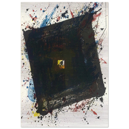 Dark and Fast - Sam Francis Brushed Aluminum Print - 70x100 cm / 28x40 inches | Sam Francis Aluminum Print | Sam Francis Prints