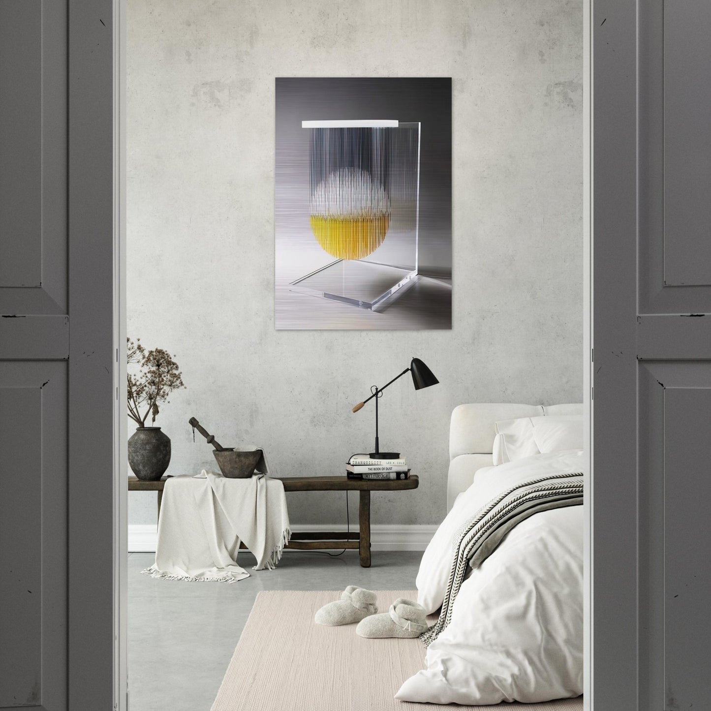 ESFERA THEOSPACIO 1989 - Jesus Rafael Soto Brushed Aluminum Print - 70x100 cm / 28x40 inches | Jesus Rafael Soto Aluminum Print | Jesus Rafael Soto Prints