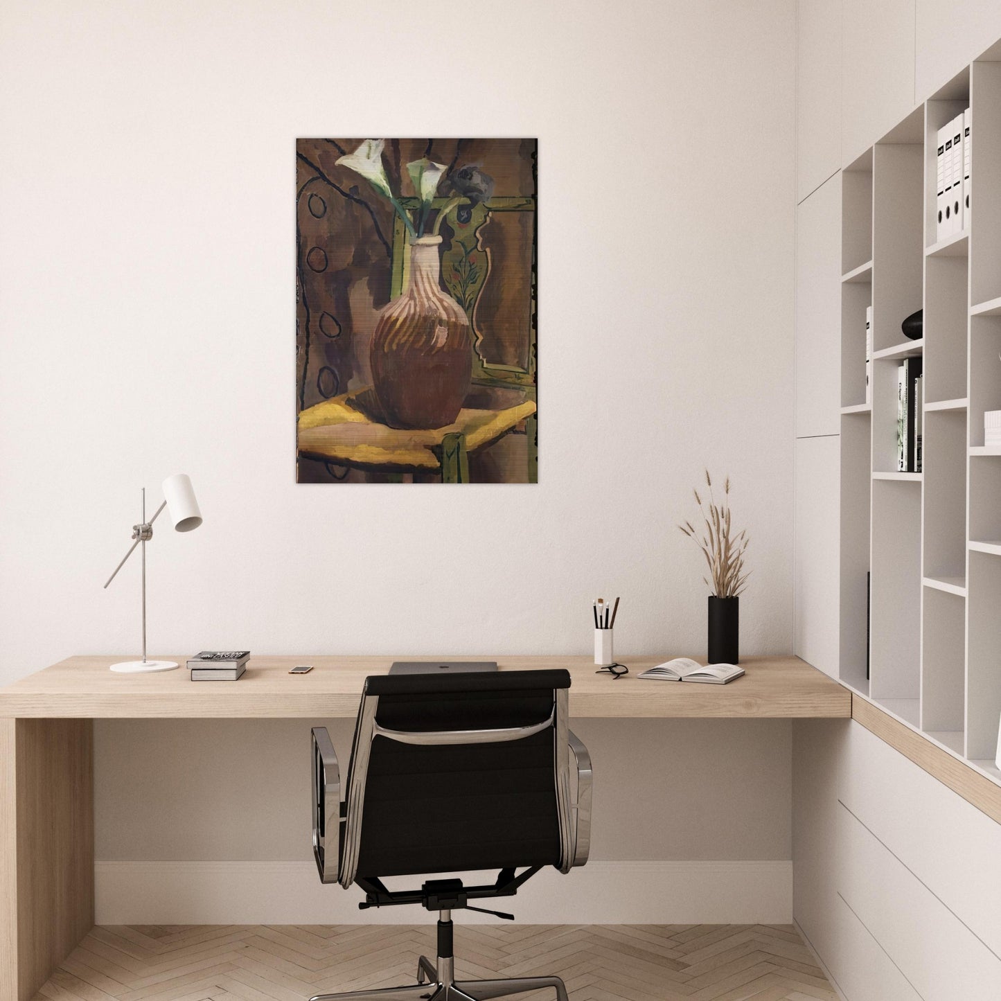 ARUM LILIES 1919 - Vanessa Bell Brushed Aluminum Print - 70x100 cm / 28x40 inches | Vanessa Bell Aluminum Print | Vanessa Bell Prints