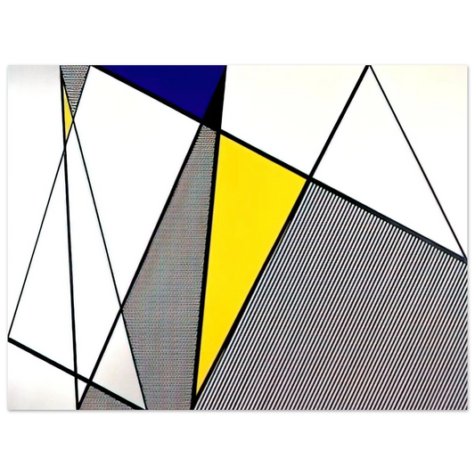 Roy Lichtenstein - PERFECT PAINTING 1 1985  75x100 cm / 30x40inches Fine Art Poster