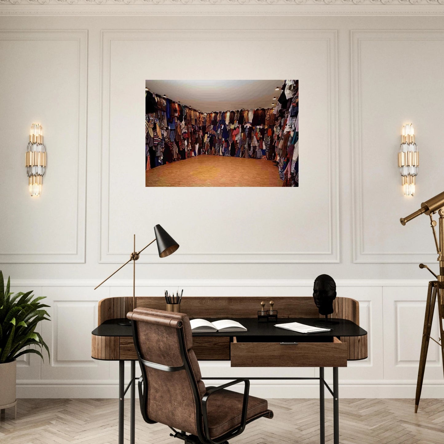 RESERVE 1990 - Christian Boltanski Brushed Aluminum Print - 70x100 cm / 28x40 inches | Christian Boltanski Aluminum Print | Christian Boltanski Prints