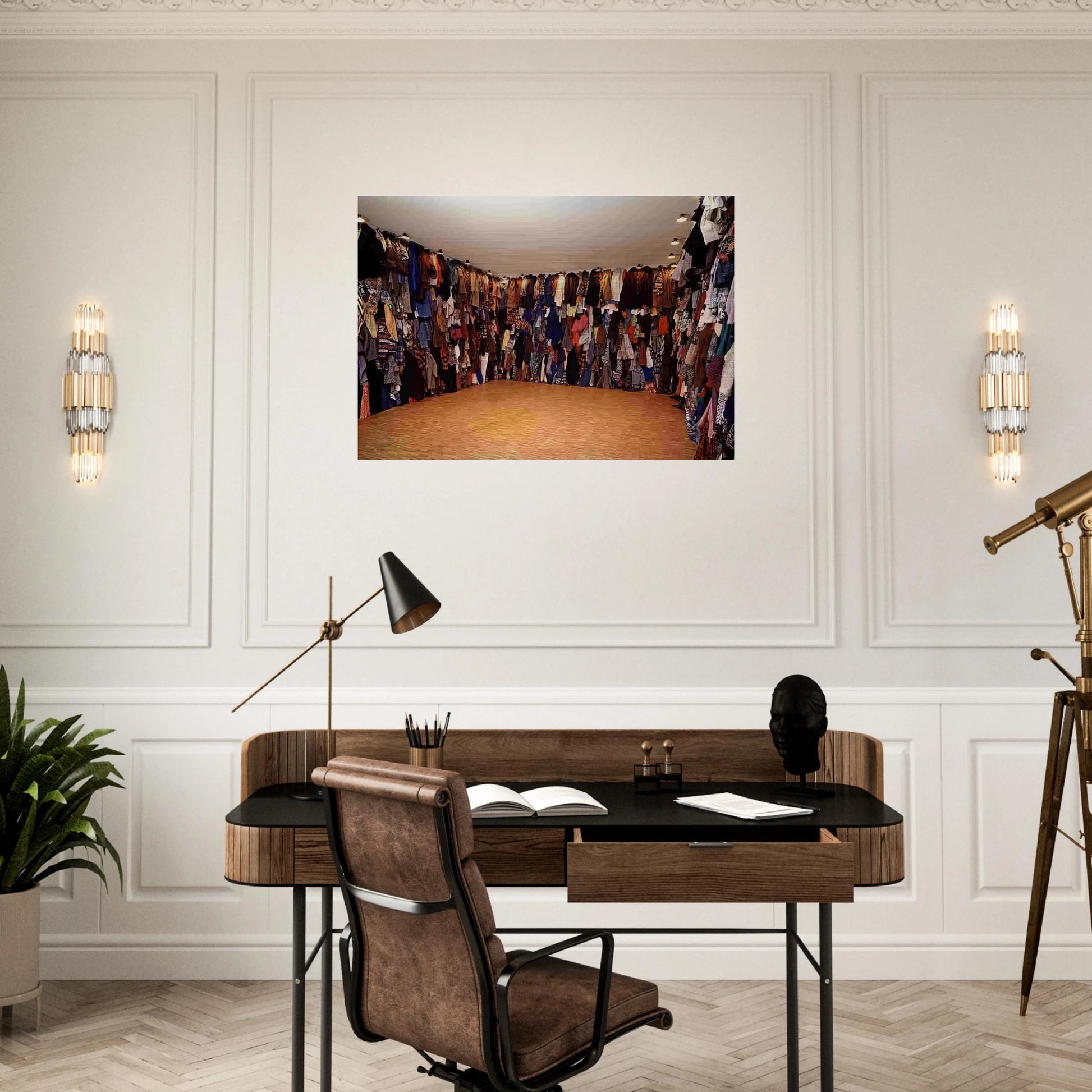 RESERVE 1990 - Christian Boltanski Brushed Aluminum Print - 70x100 cm / 28x40 inches | Christian Boltanski Aluminum Print | Christian Boltanski Prints