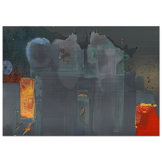 Janus, 1990- - Helen Frankenthaler Brushed Aluminum Print - 70x100 cm / 28x40 inches | Helen Frankenthaler Aluminum Print | Helen Frankenthaler Prints