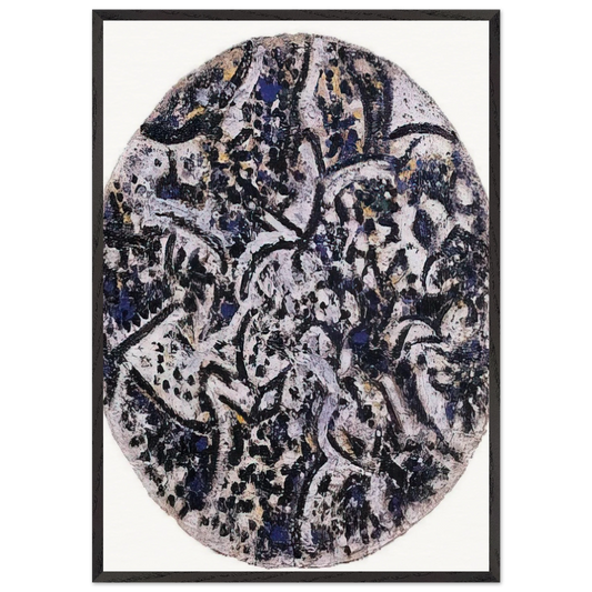 Syllable in the Cosmos - 1986 - Richard Pousette-Dart 70x100 cm / 28x40 inches Framed Art Print – Black Wooden Frame