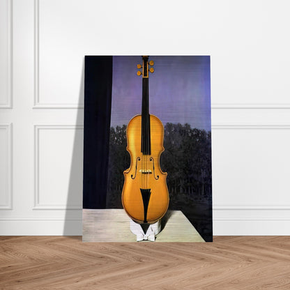 A LITTLE OF THE BANDIT S SOUL - Rene Magritte Brushed Aluminum Print - 70x100 cm / 28x40 inches | Rene Magritte Aluminum Print | Rene Magritte Prints