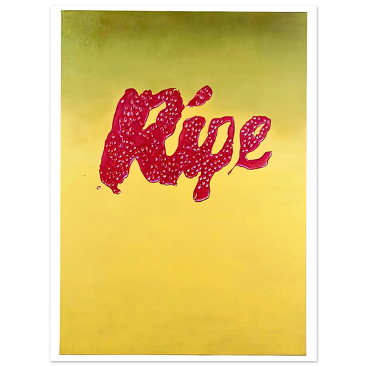 Edward Ruscha - RIPE  75x100 cm / 30x40inches Fine Art Poster