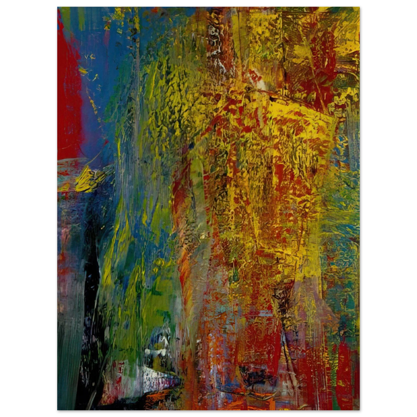 Gerhard Richter - COURBET  75x100 cm / 30x40inches Fine Art Poster