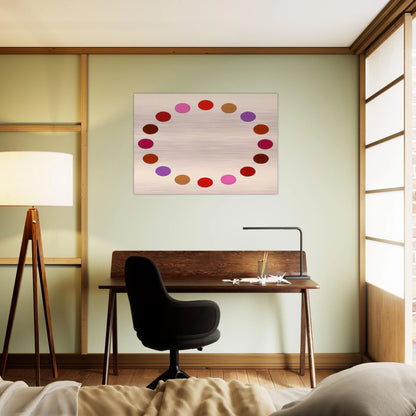 Fold Seven - Op Art - Thomas Downing Brushed Aluminum Print - 70x100 cm / 28x40 inches | Thomas Downing Aluminum Print | Thomas Downing Prints