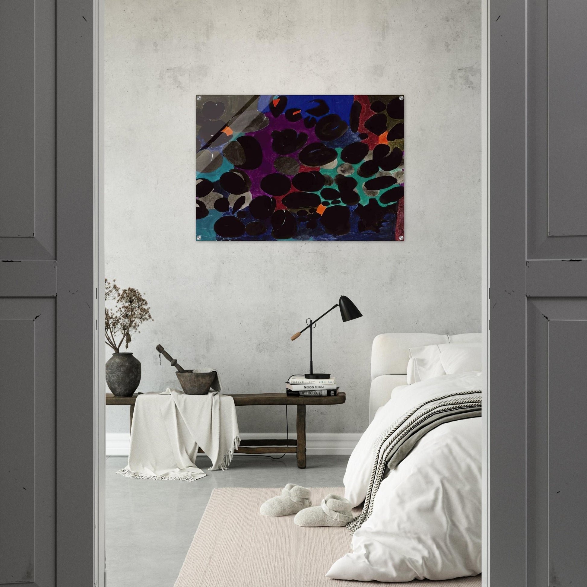Plumen - Abstract Art - Johannes Itten Acrylic Print - 70x100 cm / 28x40″ inches | Johannes Itten Wall Art | Johannes Itten Prints