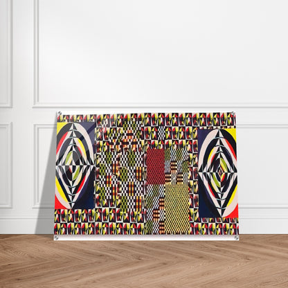 The Pythagorean Theorem - 1964 - Alfred Jensen Acrylic Print - 70x100 cm / 28x40″ inches