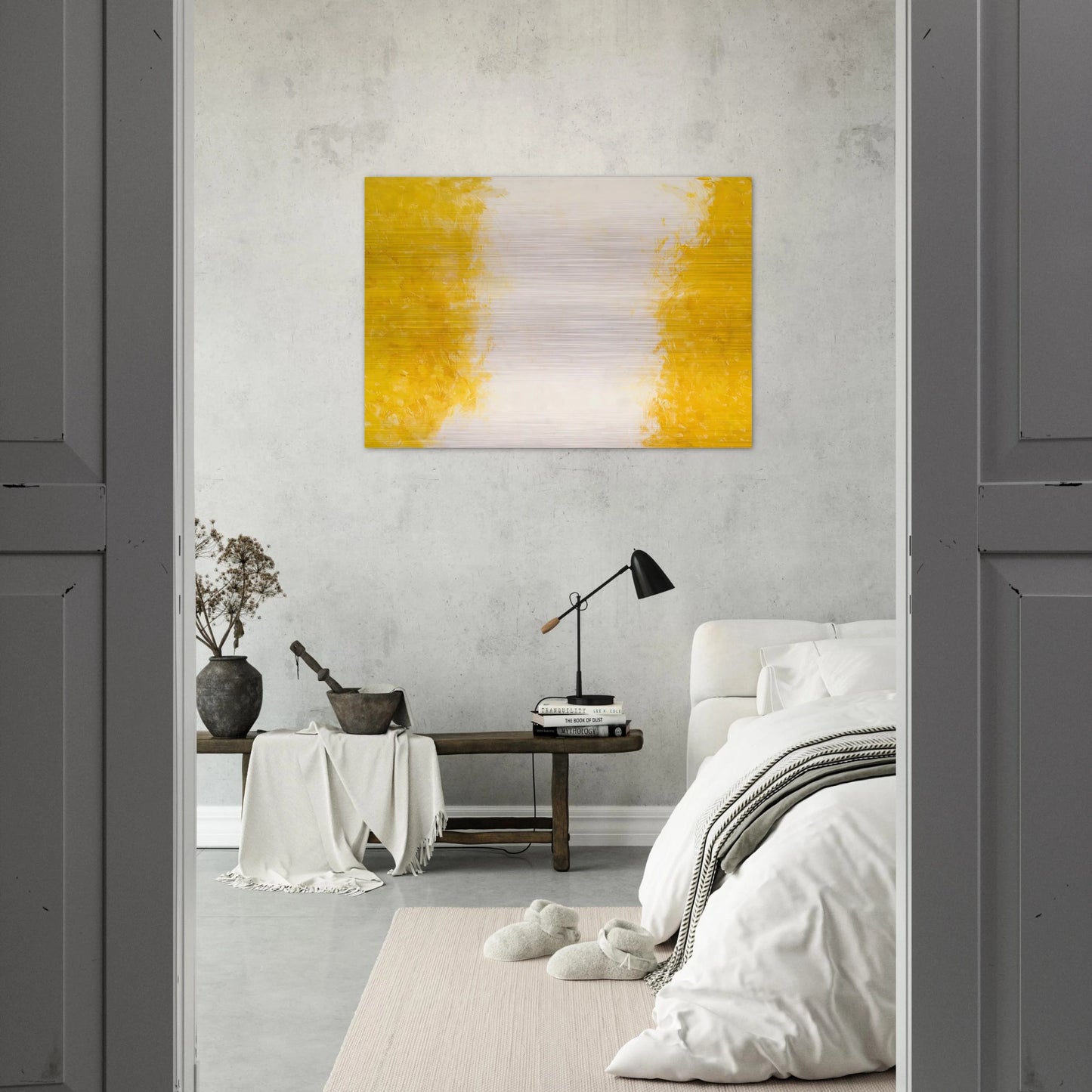Deseret - 1959 - Theodoros Stamos Brushed Aluminum Print - 70x100 cm / 28x40 inches | Theodoros Stamos Aluminum Print | Theodoros Stamos Prints
