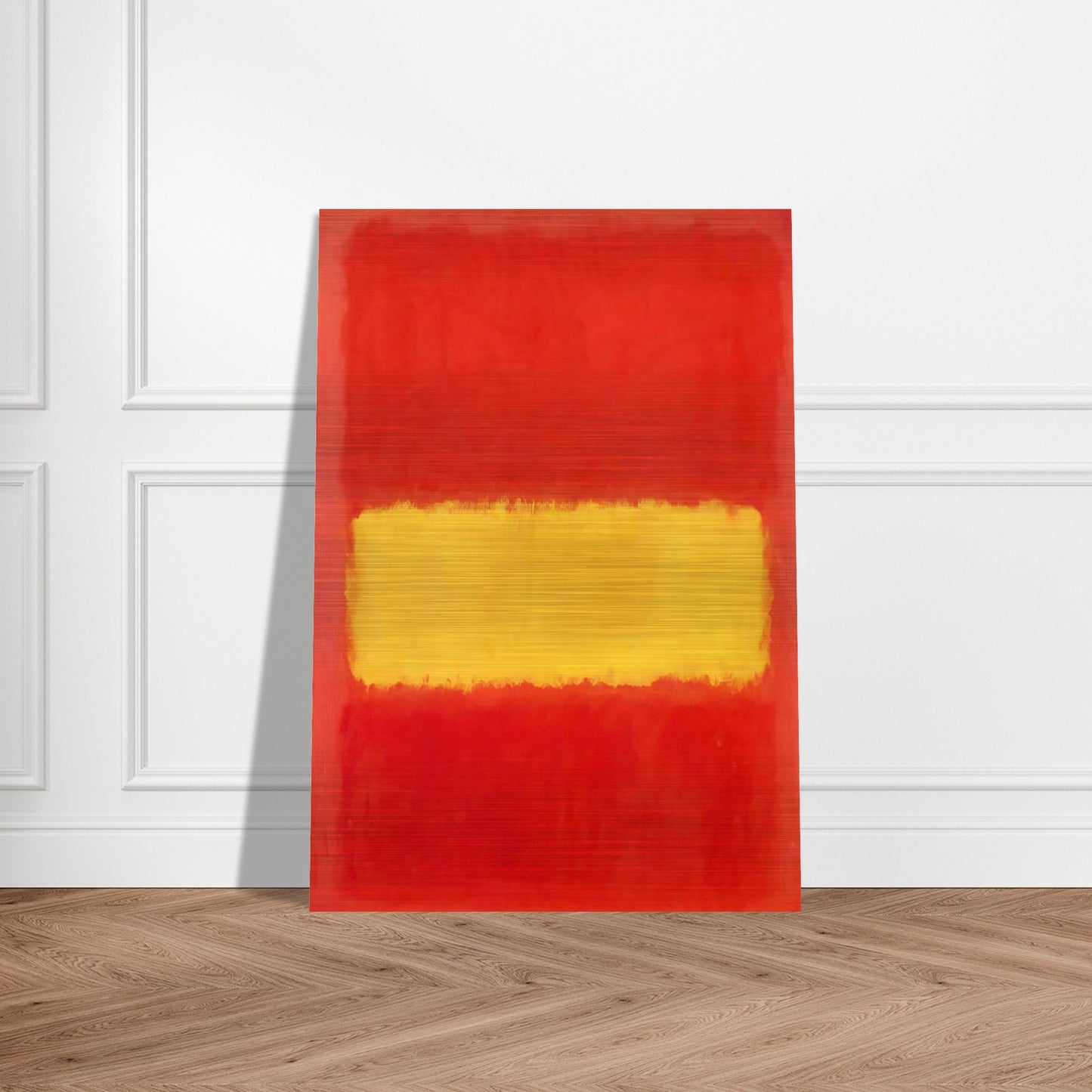 Yellow band - 1956 - Mark Rothko Brushed Aluminum Print - 70x100 cm / 28x40 inches | Mark Rothko Aluminum Print | Mark Rothko Prints