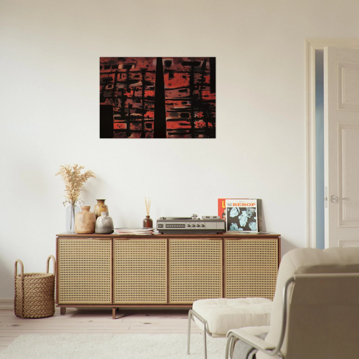 La Sixième Heure - 1958 - Alfred Manessier Brushed Aluminum Print - 70x100 cm / 28x40 inches | Alfred Manessier Aluminum Print | Alfred Manessier Prints