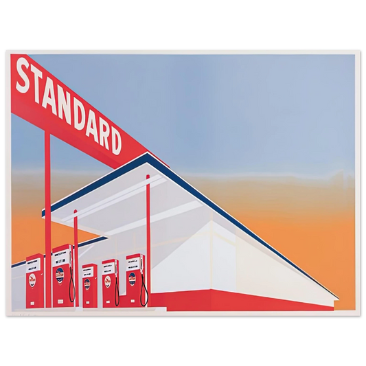 Edward Ruscha - STANDARD STATION 1966  75x100 cm / 30x40inches Fine Art Poster