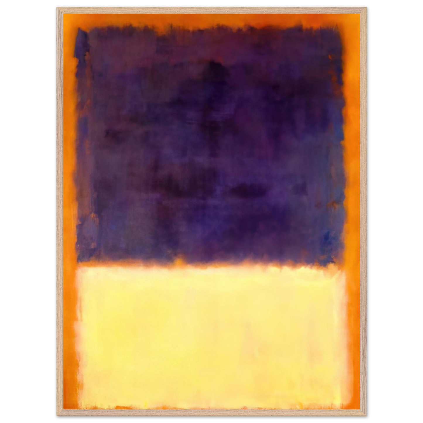 Mark Rothko - Red, Orange, Tan and Purple - 1954 Wall Art - 30x40 cm / 12x16 inches - Fine Art Poster - -