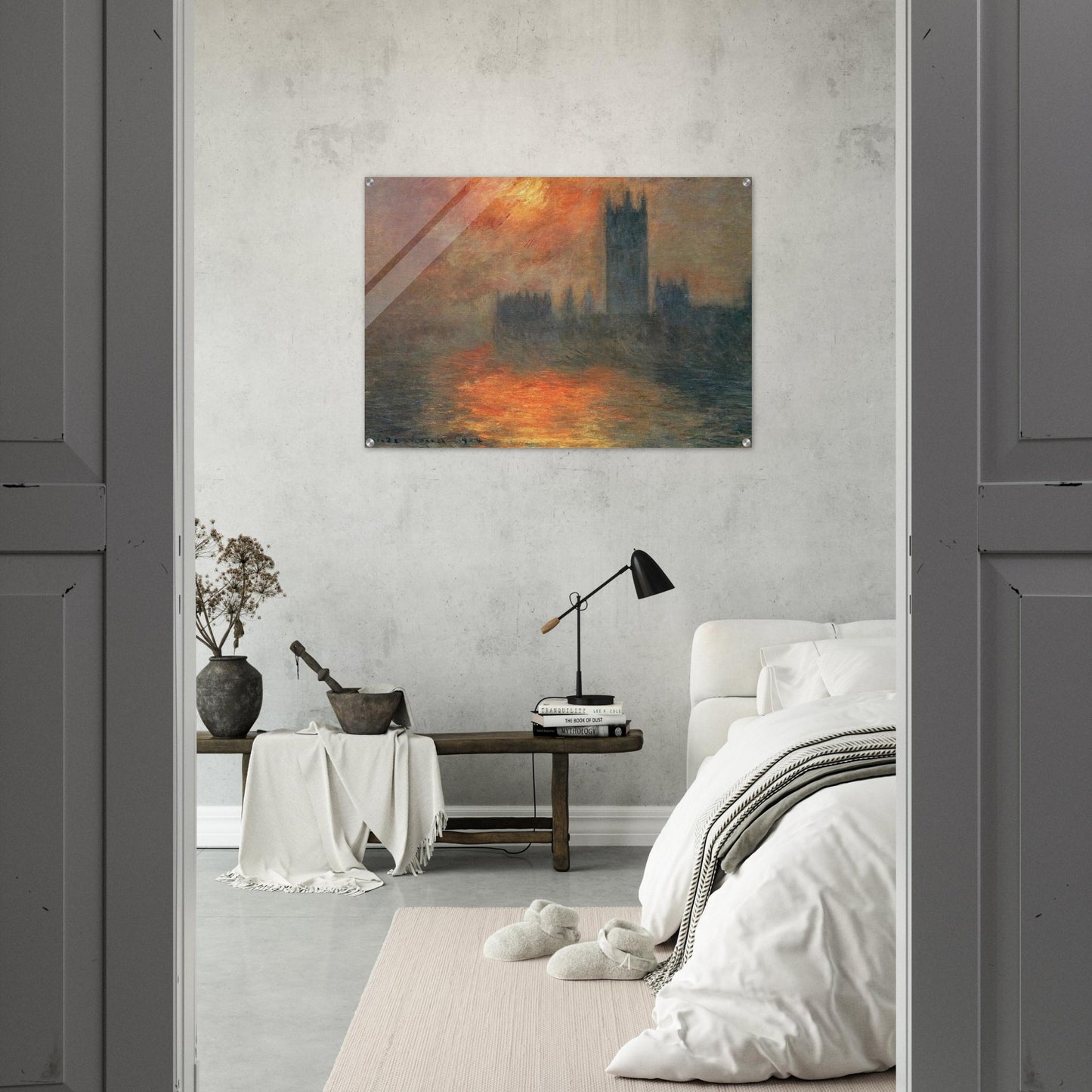 Houses of Parliament, Sunset - claude monet Acrylic Print - 70x100 cm / 28x40″ inches | claude monet Wall Art | claude monet Prints
