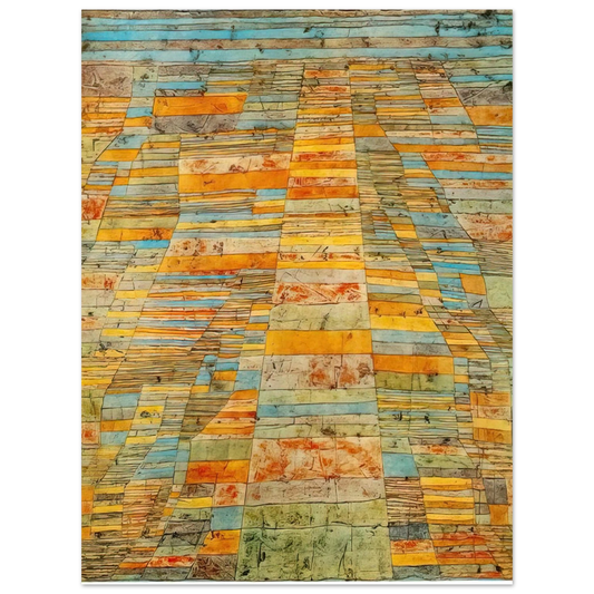 Paul Klee - HIGHWAY AND BYWAYS 1929  75x100 cm / 30x40inches Fine Art Poster