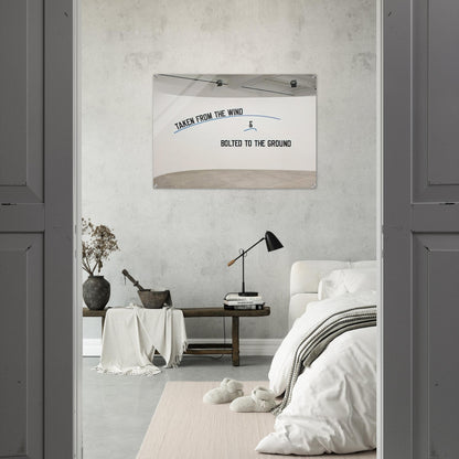 Taken From the Wind... - 2009 - Lawrence Weiner Acrylic Print - 70x100 cm / 28x40″ inches