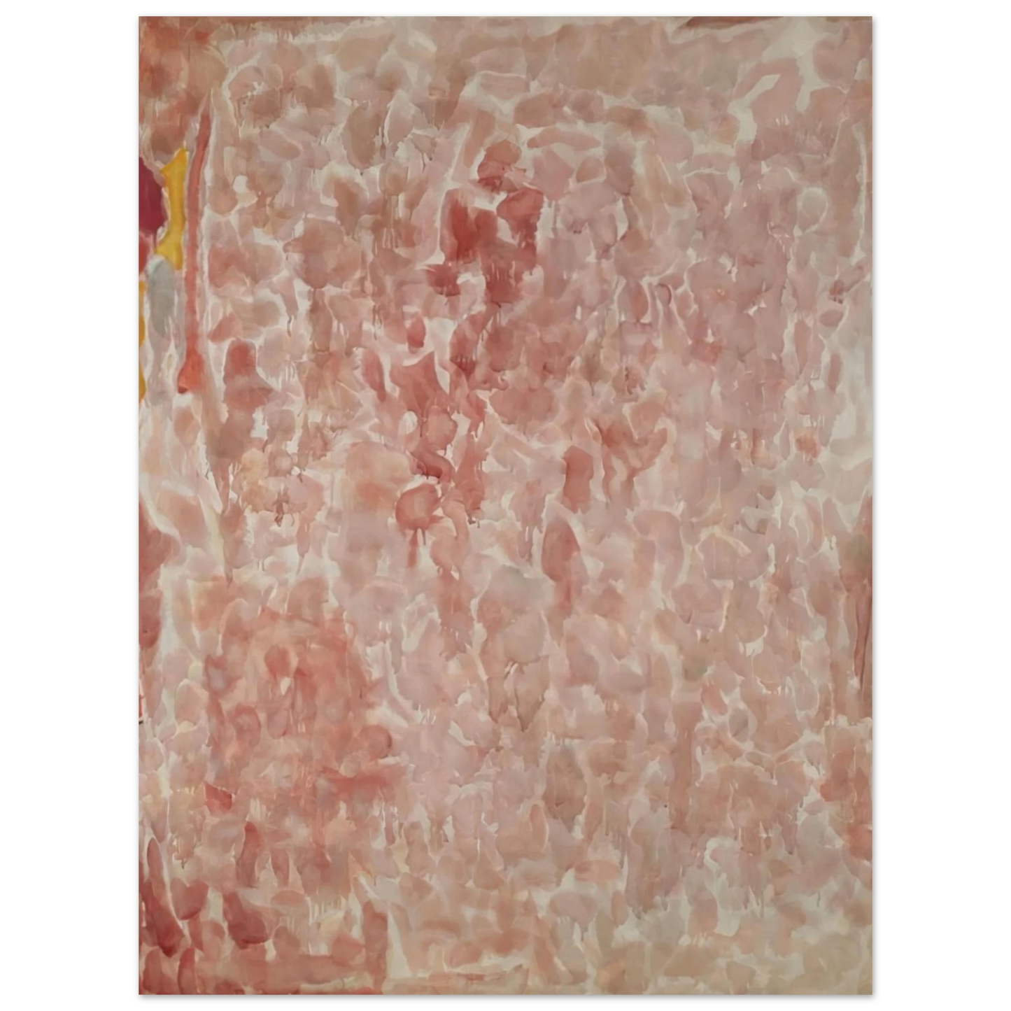 Sam Francis - Red and Pink  75x100 cm / 30x40inches Fine Art Poster