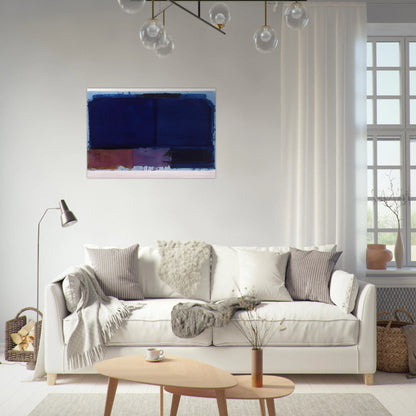 Vigil - 1980 - John Hoyland Brushed Aluminum Print - 70x100 cm / 28x40 inches | John Hoyland Aluminum Print | John Hoyland Prints
