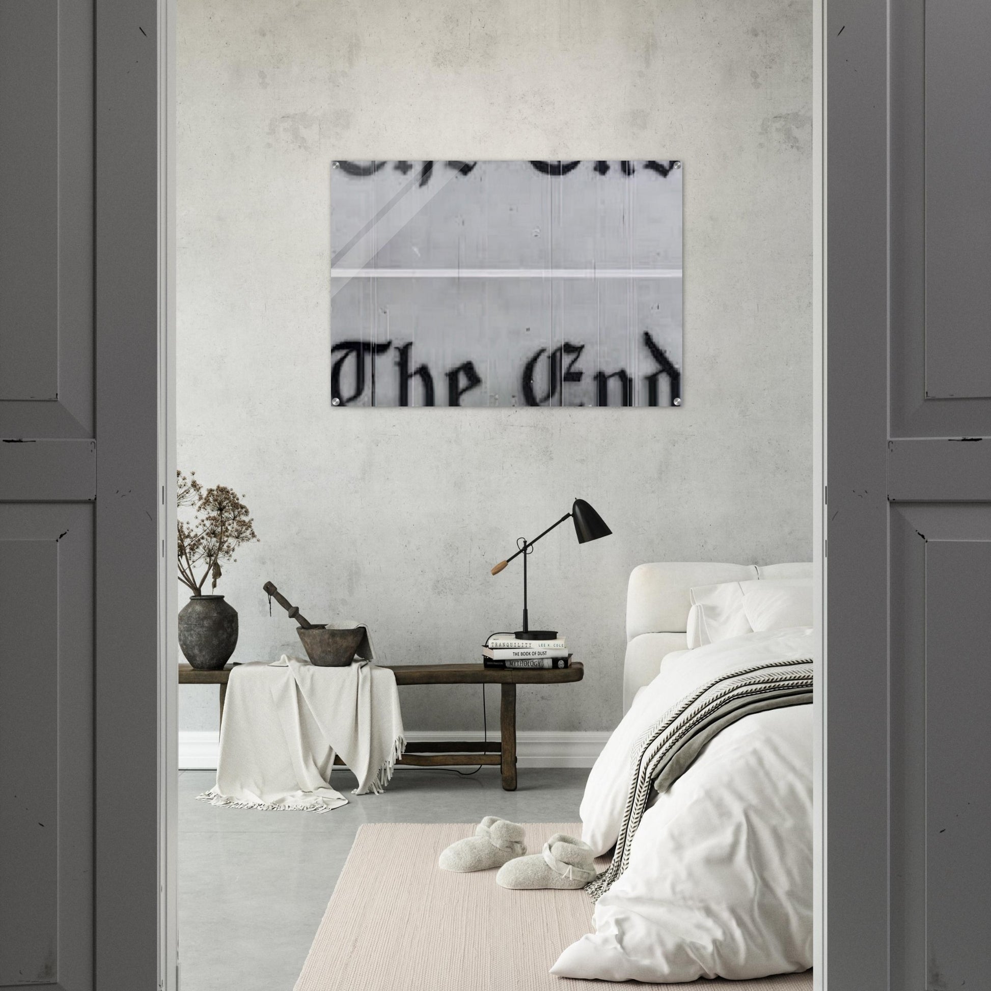 THE END 1991 - Edward Ruscha Acrylic Print - 70x100 cm / 28x40″ inches